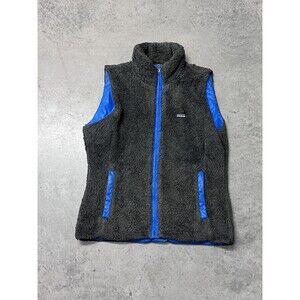 Patagonia Woman's Los Gatos Reversible sherpa fleece jacket vest ( 21 X 24 1/2)